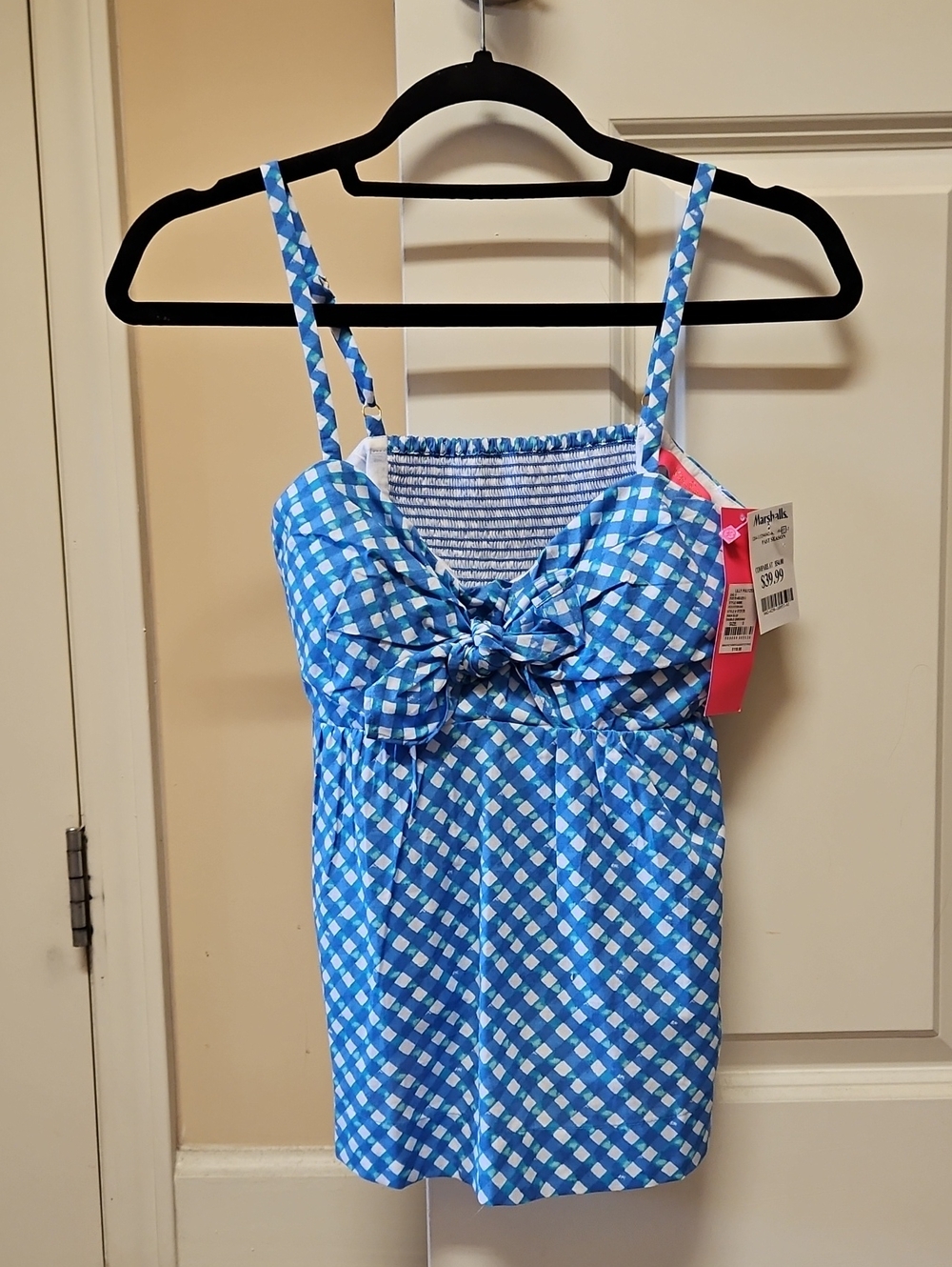 Lilly Pulitzer Boca Blue Double Check Cami